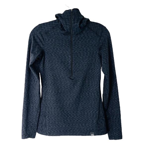 REI Tops - REI grey stretch outdoor athletic hiking camping half zip pullover hoodie top XS
